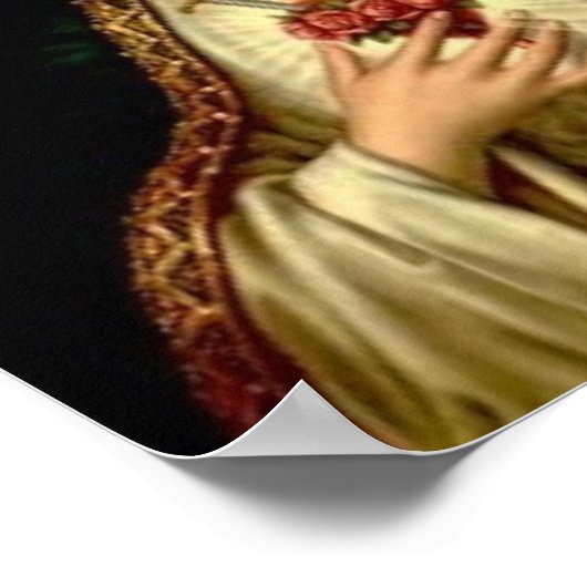 Heilige Jungfrau Mutter Mary, Mutter Gottes Vorlag Poster (Ecke)