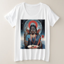 Heilige Kali Große Größe T-Shirt