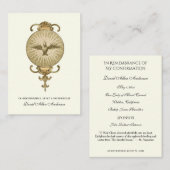 Heilige Karte für religiöse Opfer — (Vorne/Hinten)