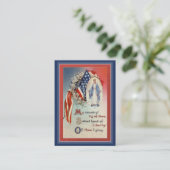 Heilige Karte Gebets-Militär gesegnete (Stehend Vorderseite)