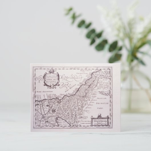 Heilige Karte Palästinas, das gelobte Land (Stehend Vorderseite)