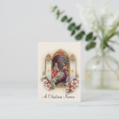 Heilige Karte WeihnachtsGeburt (Stehend Vorderseite)