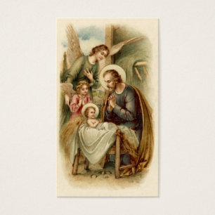 Heilige Karten (Zitat): St- JosephGeburt Christi