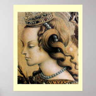 Heilige Katharina von Alexandrien Poster