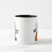 Heilige Katze - Calico Katze mit Halo Niedlich Fun Tasse (Zentrum)