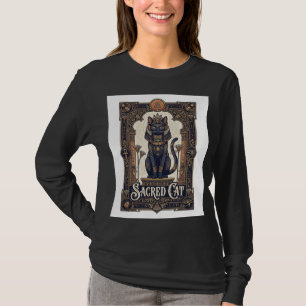 Heilige Katze Katze Altes Ägypten Vintage Vektor A T-Shirt