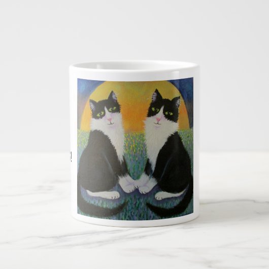 HEILIGE KATZEN! Jumbo-Tasse (Vorderseite)