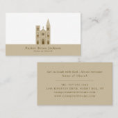 Heilige Kirche, Christentum, religiös Visitenkarte (Vorne/Hinten)