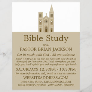 Heilige Kirche, Christliche Bibelklasse Werbespot  Flyer