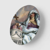 heilige Kirche Runde Wanduhr (Winkel)