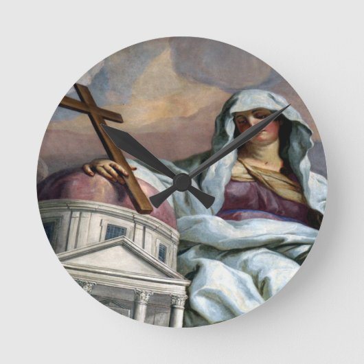 heilige Kirche Runde Wanduhr (Vorderseite)