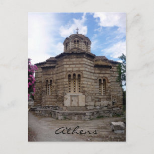 Heilige Kirche von Agora Postkarte
