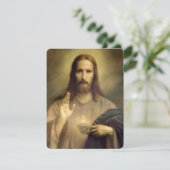 Heilige kirchliche Beerdigung Gedenkkarte (Stehend Vorderseite)