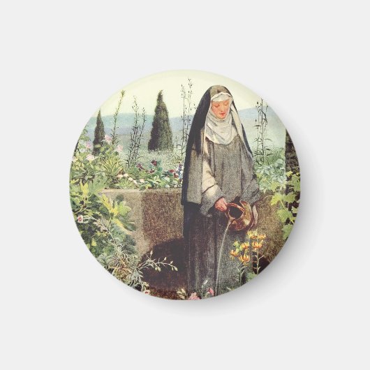 Heilige Klara von Assisi: Patronin des Fernsehens Magnet (Vorne)
