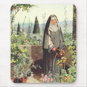 Heilige Klara von Assisi: Patronin des Fernsehens Mousepad