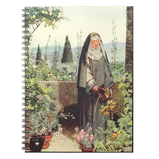 Heilige Klara von Assisi: Patronin des Fernsehens Notizblock (Vorderseite)