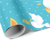 Heilige Kommunion Christening Geschenkpapier (Rolleneckpunkt)