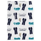 Heilige Kommunion Christening Mittlere Geschenktüte (Rückseite)