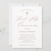 Heilige Kommunion der Einladung (Vorderseite)