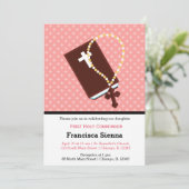 Heilige Kommunion Einladung (Stehend Vorderseite)