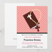 Heilige Kommunion Einladung (Vorne/Hinten)