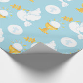 heilige Kommunion Geschenkpapier (Ecke)