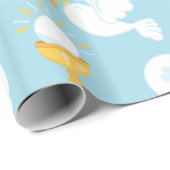 heilige Kommunion Geschenkpapier (Rolleneckpunkt)