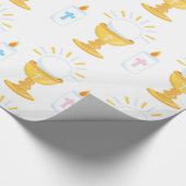heilige Kommunion Geschenkpapier (Ecke)