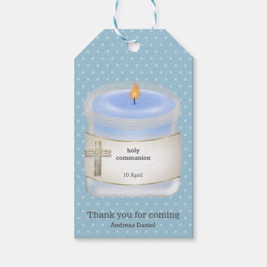 Heilige Kommunion Vielen Dank * Wählen Sie die Hin Geschenkanhänger (Vorderseite)