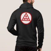 Heilige königliche Arch Symbol Freemason Masonry M Hoodie (Rückseite)