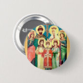 Heilige königliche Märtyrer Button (Vorne & Hinten)