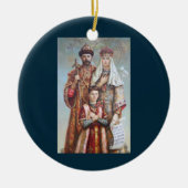 Heilige königliche Märtyrer Nicholas II. Orthodoxe Keramik Ornament (Vorne)