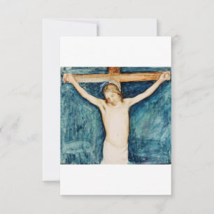 Heilige Kreuzigung unseres Herrn Holy Card Dankeskarte