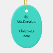 Heilige Kreuzpastel Not Weihnachtsschmuck (Hinten)