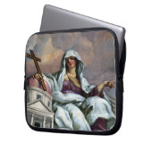 heilige Kreuzung Laptopschutzhülle (Vorderseite Links)