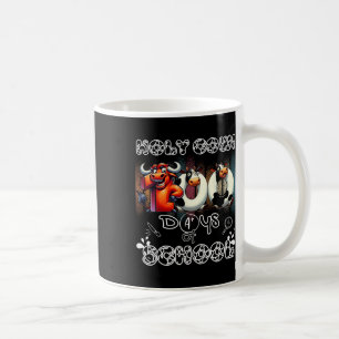Heilige Kuh 100 Tage der Schule 100. Tag intellige Kaffeetasse