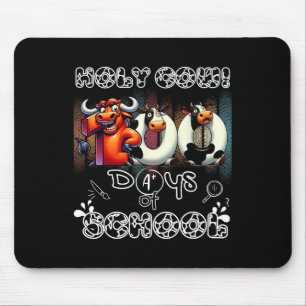 Heilige Kuh 100 Tage der Schule 100. Tag intellige Mousepad