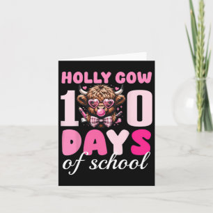 Heilige Kuh 100 Tage der Schule 100. Tag klüger Ju Karte