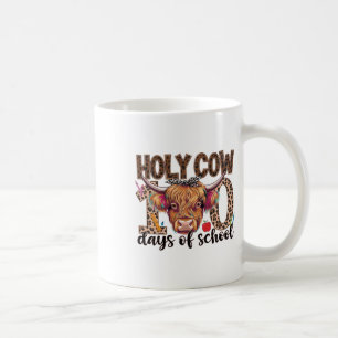 Heilige Kuh 100 Tage der Schule 100. Tag Schulunte Kaffeetasse