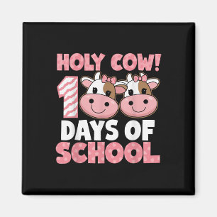 Heilige Kuh 100 Tage Schulmädchen Kinder Lehrer 10 Magnet