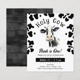 Heilige Kuh 1. Geburtstag Wasserfarbe