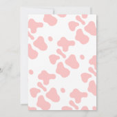 Heilige Kuh 1. Geburtstagskarte Einladung (Rückseite)