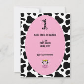 Heilige Kuh 1. Party Einladung (Rückseite)