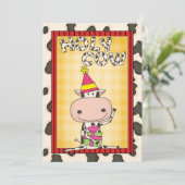 Heilige Kuh - Abschluss-Party Einladung (Stehend Vorderseite)