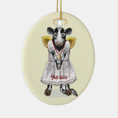 Heilige Kuh Angel Keramik Ornament (Rechts)