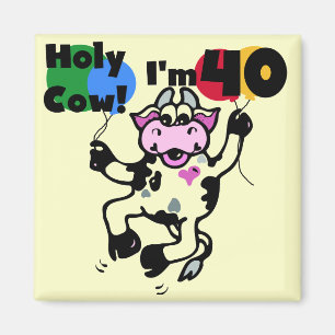 Heilige Kuh bin ich 40 T-Shirts und Geschenke Magnet