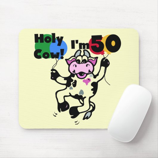 Heilige Kuh bin ich 50 T-Shirts und Geschenke Mousepad (Mit Mouse)