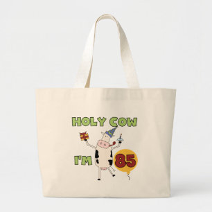 Heilige Kuh bin ich 85 Geburtstags-T-Shirts und Jumbo Stoffbeutel