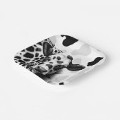 Heilige Kuh! Birthday Party in Schwarz/Weiß Pappteller (Gewinkelt)