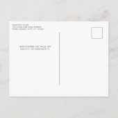 Heilige Kuh Boho Greenery Highland Cow 1. Geburtst Einladungspostkarte (Rückseite)